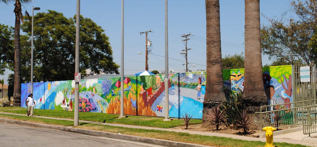 Image of mural at Lennox Park